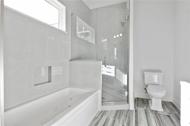 2430 Clara St, New Orleans, LA 70113 - full bath featuring a jetted tub and a shower stall