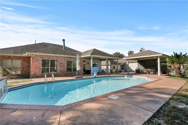 413 Dockside Dr, Slidell, LA 70461 - outdoor pool featuring a patio