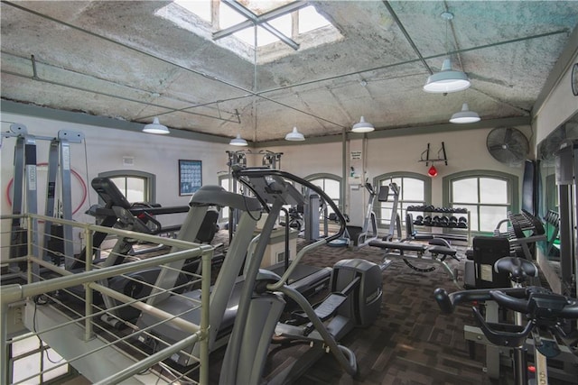 view of workout area