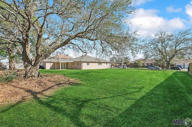 view of yard