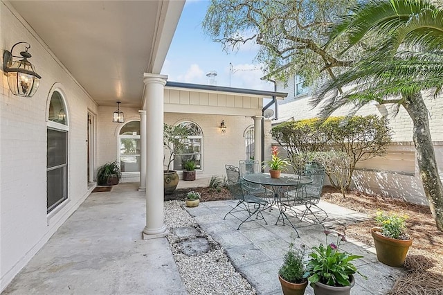 4524 Folse Dr, Metairie, LA 70006 - view of patio with fence and outdoor dining area