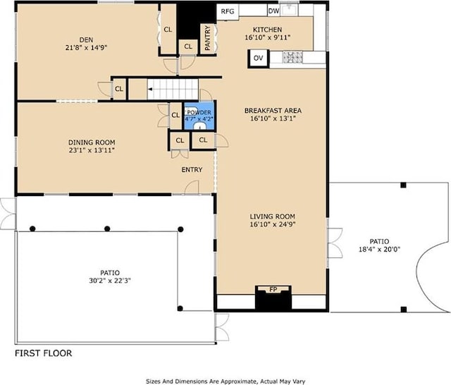4524 Folse Dr, Metairie, LA 70006 - floor plan