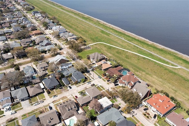 4524 Folse Dr, Metairie, LA 70006 - drone / aerial view featuring a residential view and a water view