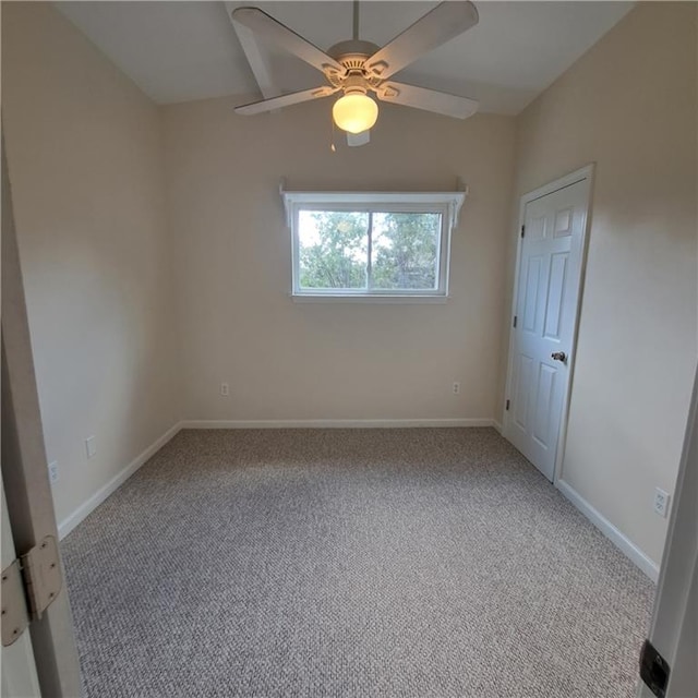 24 Caribou Ct, Metairie, LA 70003 - carpeted spare room featuring a ceiling fan and baseboards