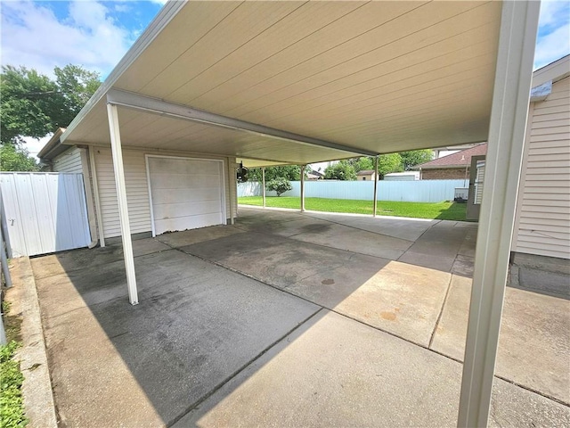 813 2nd Ave, Harvey, LA 70058 - view of patio / terrace featuring fence and a detached garage
