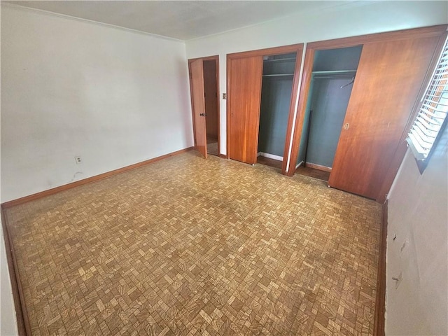 813 2nd Ave, Harvey, LA 70058 - unfurnished bedroom with two closets