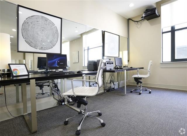 1201 Canal St Unit 416, New Orleans, LA 70112 - office with baseboards and carpet flooring