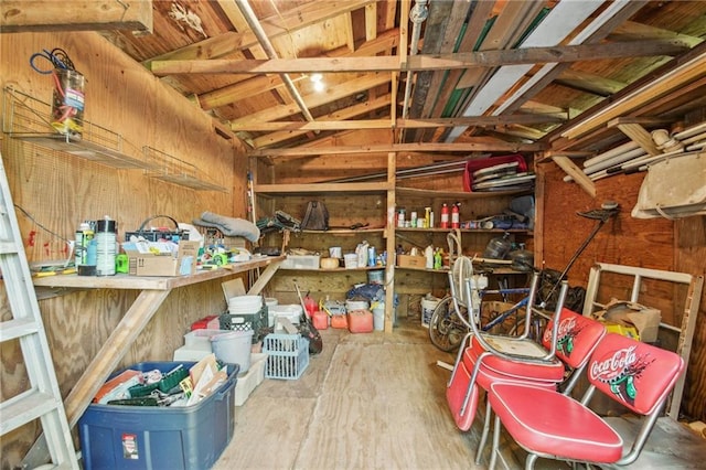 view of storage