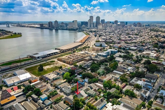 2441 Chartres St, New Orleans, LA 70117 - bird's eye view with a view of city and a water view