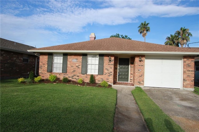 3513 Lemon St, Metairie, LA 70006 - unfurnished living room with ornamental molding, recessed lighting, light wood-style flooring, and a brick fireplace