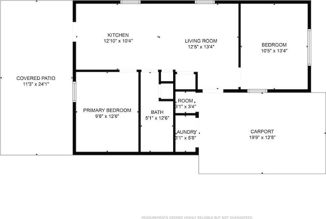 919.5 Perry St, Gretna, LA 70053 - home floor plan