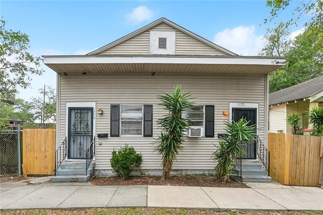 1772 N Dorgenois St, New Orleans, LA 70119 - view of front of home with fence and entry steps