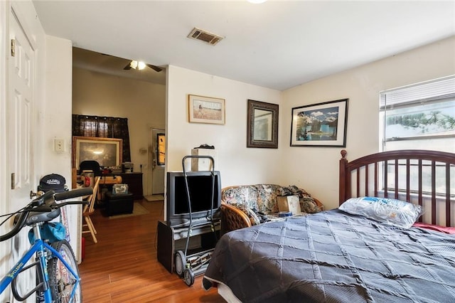 1772 N Dorgenois St, New Orleans, LA 70119 - bedroom featuring wood finished floors and visible vents
