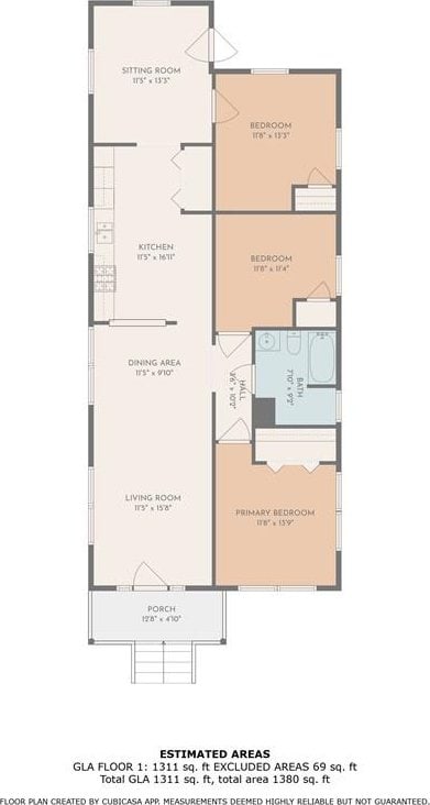 1336 Sere St, New Orleans, LA 70122 - plan