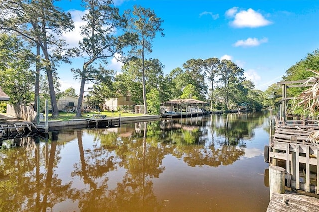 2967 Camellia Dr, Slidell, LA 70458 - view of dock with a water view