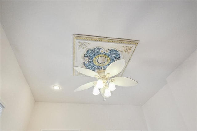 192426 Esplanade Ave, New Orleans, LA 70116 - room details featuring recessed lighting and ceiling fan