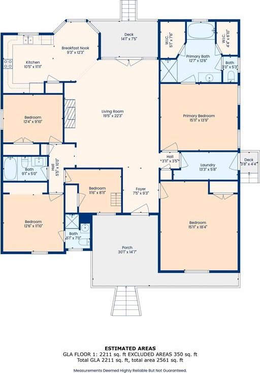 204 Doerr Dr, Arabi, LA 70032 - room layout