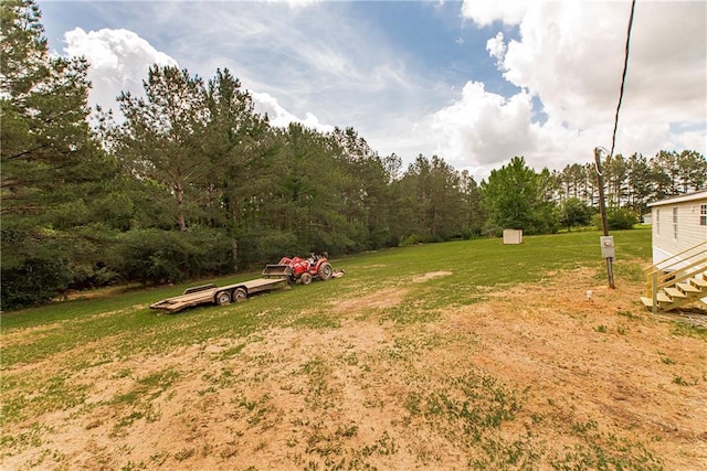 32536 D Wascom Rd, Mount Hermon, LA 70450 - view of yard featuring a storage shed and an outbuilding