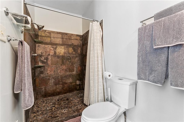 1818 Paul Morphy St, New Orleans, LA 70119 - bathroom with a tile shower and toilet