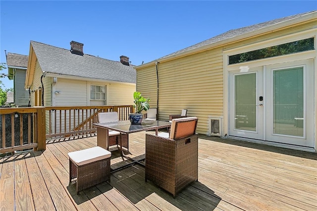 1818 Paul Morphy St, New Orleans, LA 70119 - deck with outdoor dining area