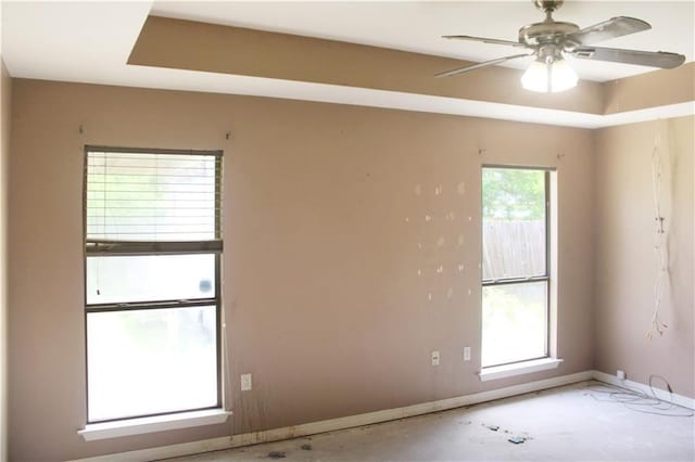 57288 Beech Ave, Slidell, LA 70461 - unfurnished room with baseboards and ceiling fan