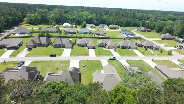 47135 Vineyard Trce, Hammond, LA 70401 - aerial view featuring a forest view and a residential view