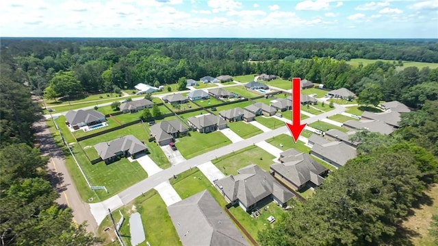 47135 Vineyard Trce, Hammond, LA 70401 - birds eye view of property with a view of trees and a residential view