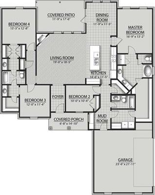 318 Saw Grass Loop, Covington, LA 70435 - floor plan / room layout