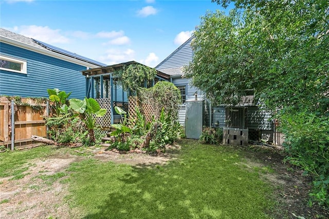 235 Belleville St, New Orleans, LA 70114 - view of yard featuring fence