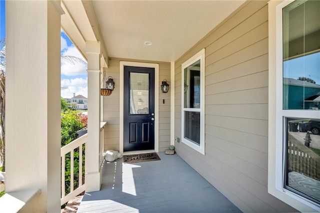 542 Abalon Ct, New Orleans, LA 70114 - doorway to property with covered porch