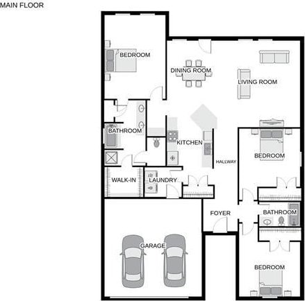 324 Ashton Oaks Ln, Luling, LA 70070 - home floor plan