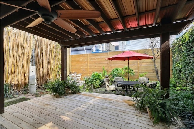 1907 N Rampart St, New Orleans, LA 70116 - deck featuring outdoor dining space
