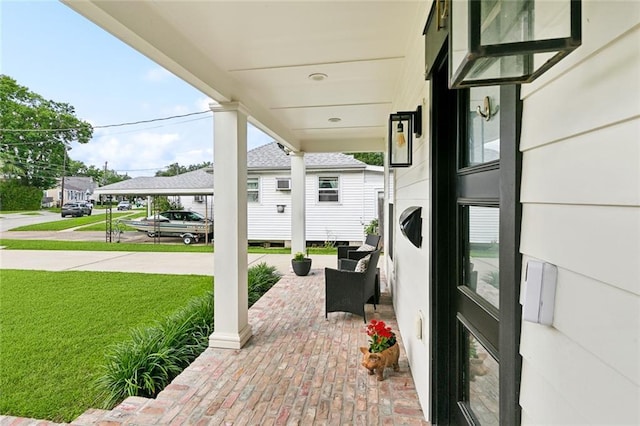 139 Labarre Dr, Metairie, LA 70001 - view of patio with covered porch