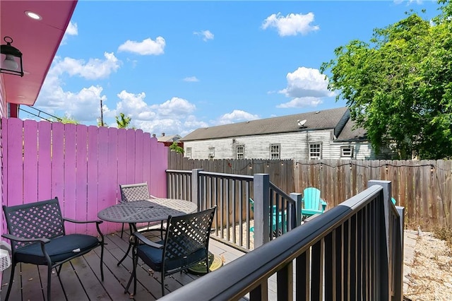 2009-11 N Claiborne Ave, New Orleans, LA 70116 - deck with a fenced backyard