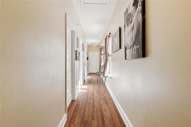 2733 Conor Ct, Marrero, LA 70072 - hallway featuring wood finished floors and baseboards