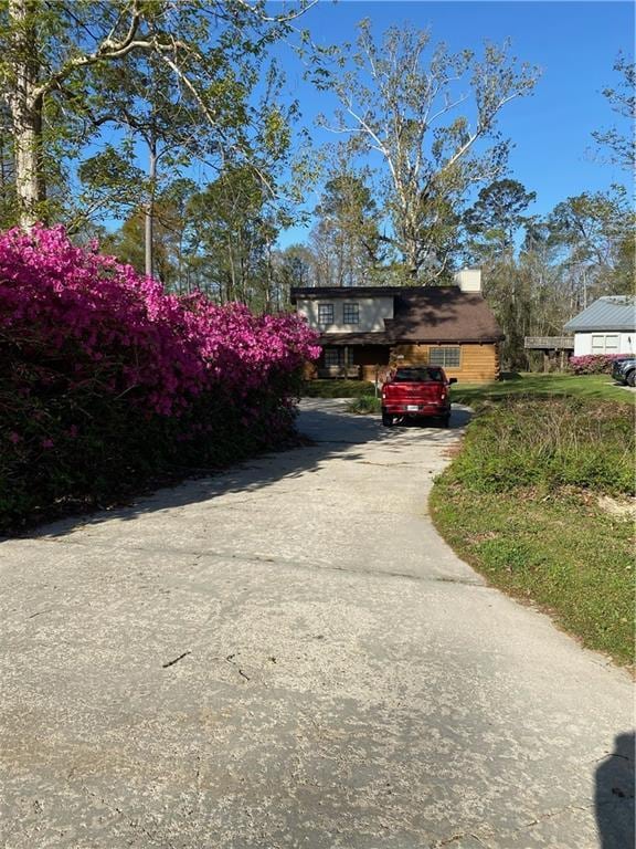 exterior space with driveway