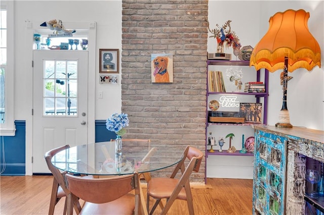 4716 Annunciation St Unit 2E, New Orleans, LA 70115 - dining area featuring wood finished floors