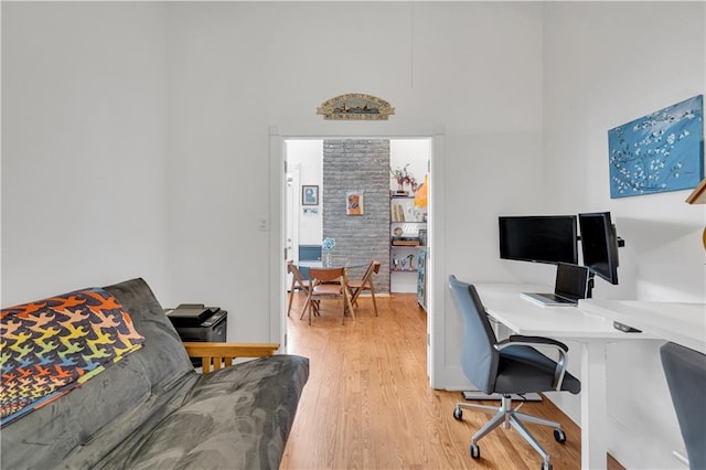 4716 Annunciation St Unit 2E, New Orleans, LA 70115 - home office with light wood finished floors