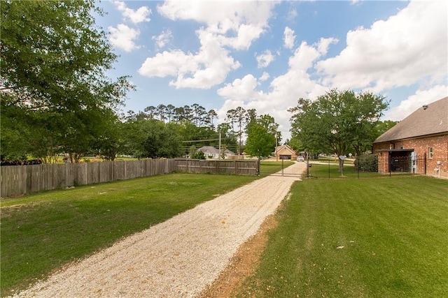 14208 W Hoffman Rd, Hammond, LA 70403 - view of yard with fence