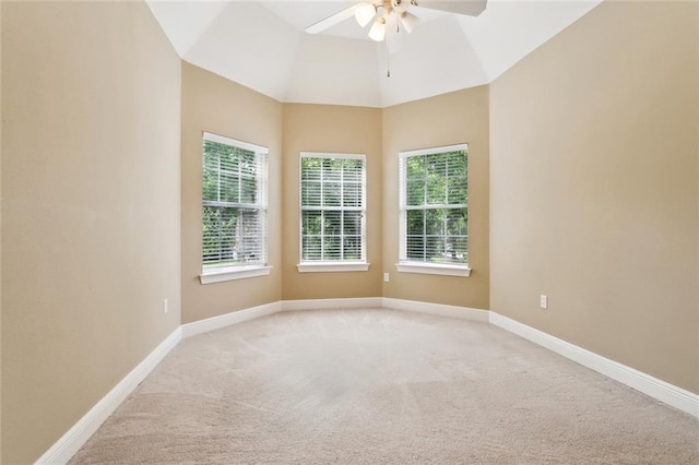 1045 Whitetail Dr, Mandeville, LA 70448 - unfurnished room with ceiling fan, light carpet, and baseboards