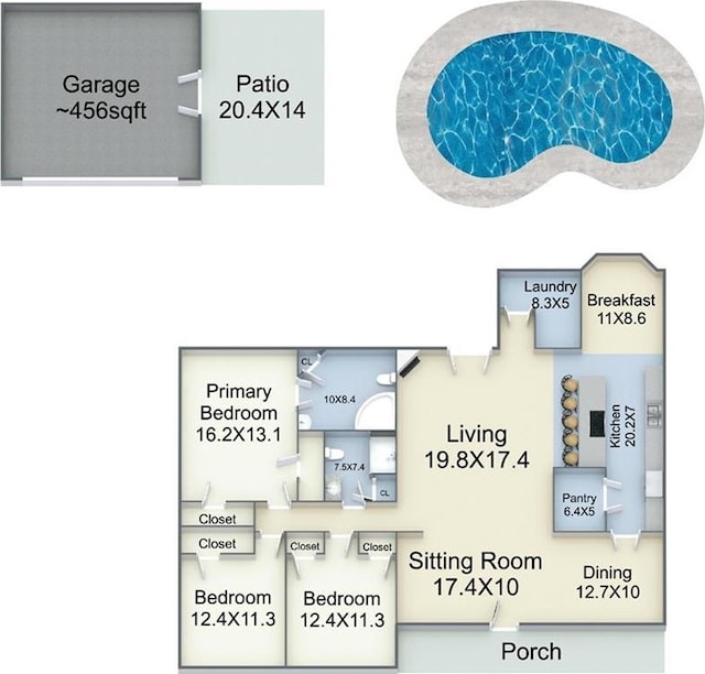 view of layout