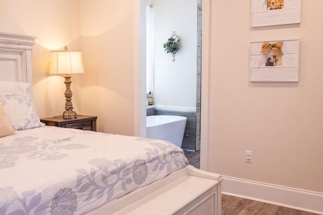 109COUSHATTACIRCLE Coushatta Cir, Madisonville, LA 70447 - bedroom with wood finished floors and baseboards