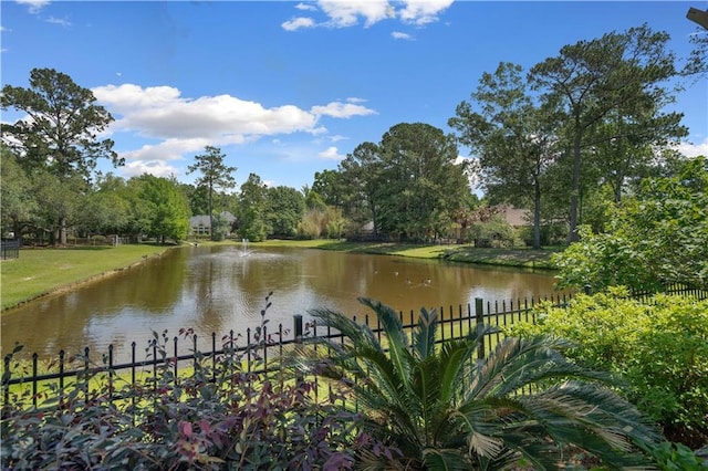 364 Winchester Cir, Mandeville, LA 70448 - property view of water featuring fence