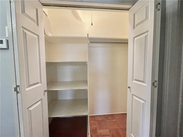 view of closet