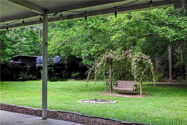 view of yard