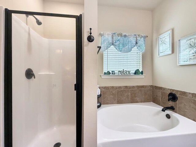 42273 Atmore Pl, Ponchatoula, LA 70454 - full bathroom featuring a shower stall and a wealth of natural light
