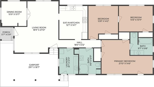 5652 General Haig St, New Orleans, LA 70124 - view of layout