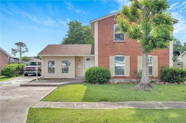 809 Oakwood Dr, Terrytown, LA 70056 - traditional-style home featuring brick siding and a front yard