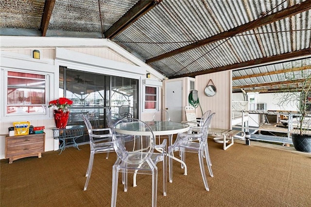 8004 Breakwater Dr, New Orleans, LA 70124 - view of patio featuring outdoor dining space