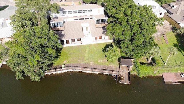 5640 Bancroft Dr, New Orleans, LA 70122 - aerial view of a nearby body of water